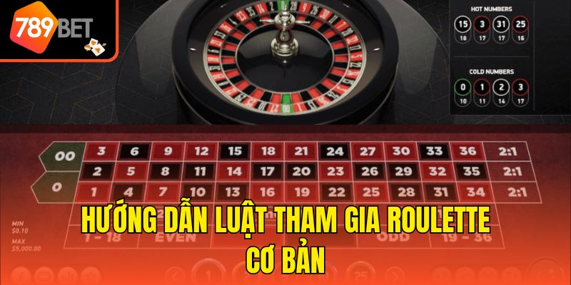 Hướng dẫn luật tham gia Roulette cơ bản